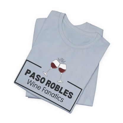 Paso Robles Wine Fanatics Logo Unisex Tee
