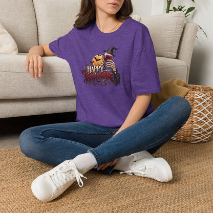 Let's Happy Hallowine Crewneck T-Shirt