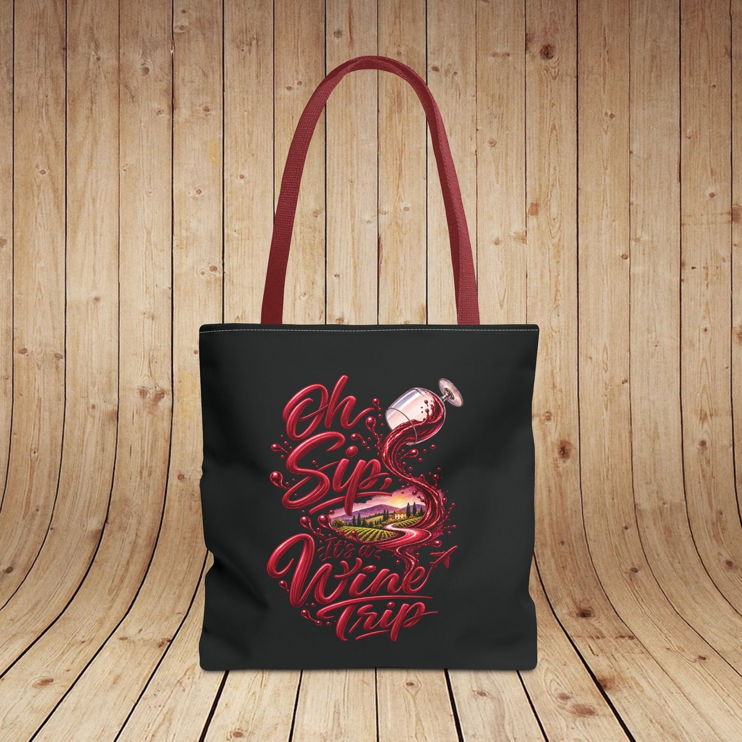 Oh Sip, It's A Wine Trip Personalized Tote Bag