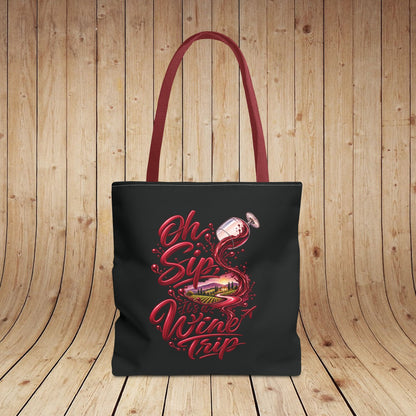 Oh Sip, It's A Wine Trip Personalized Tote Bag