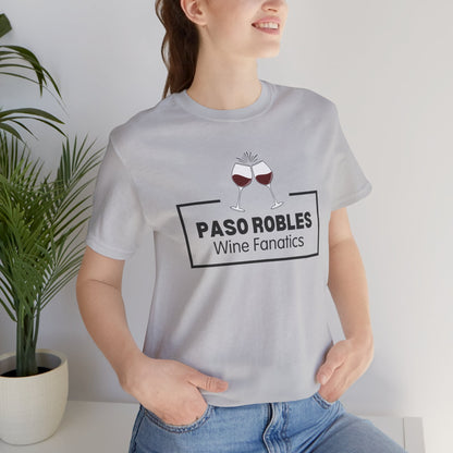 Paso Robles Wine Fanatics Logo Unisex Tee