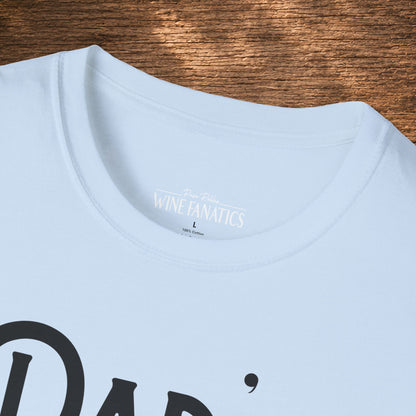 Dad's Reason To Wine Personalized Crew Neck T-Shirt