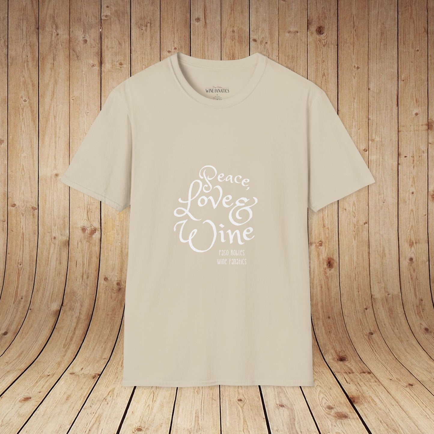 Peace, Love & Wine Unisex Softstyle T-Shirt