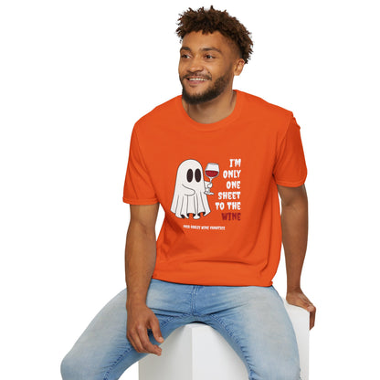One Sheet To The Wine Unisex Softstyle T-Shirt