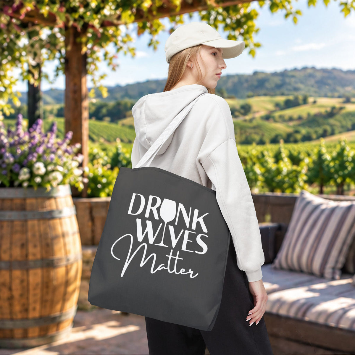 Drunk Wives Matter Tote Bag