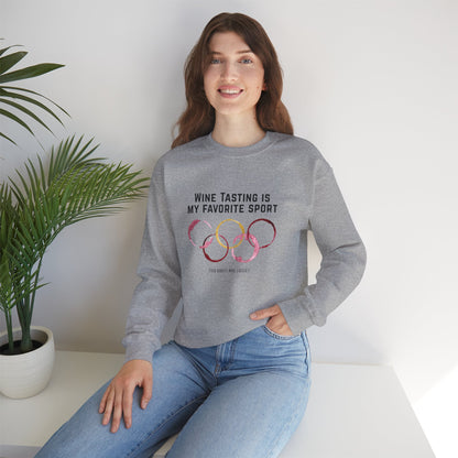 Wine Tasting Is My Favorite Sport Sweatshirt