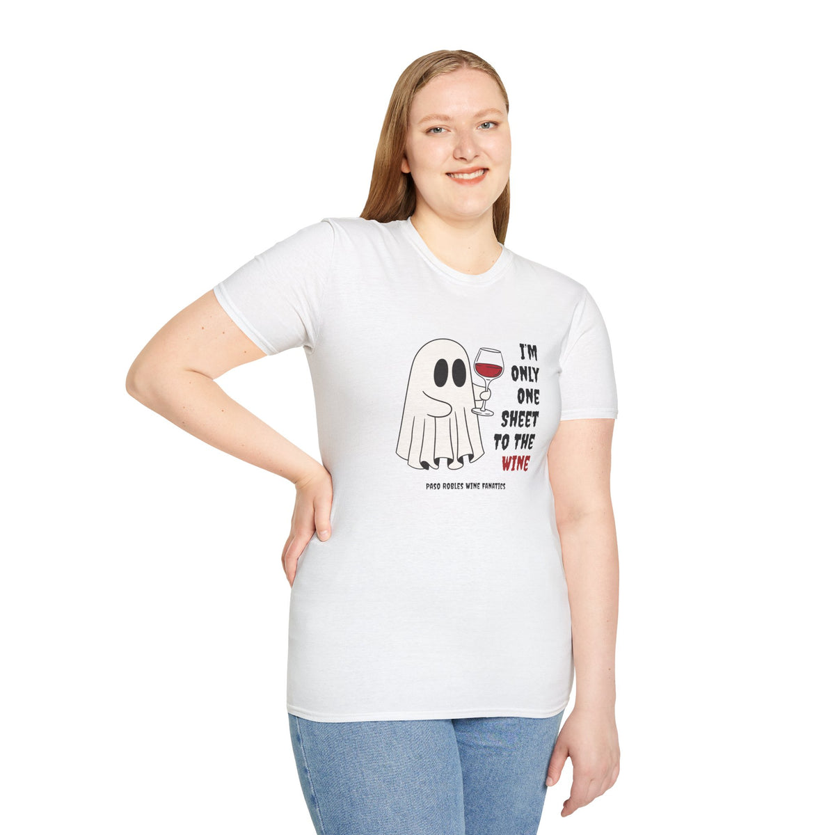 One Sheet To The Wine Unisex Softstyle T-Shirt