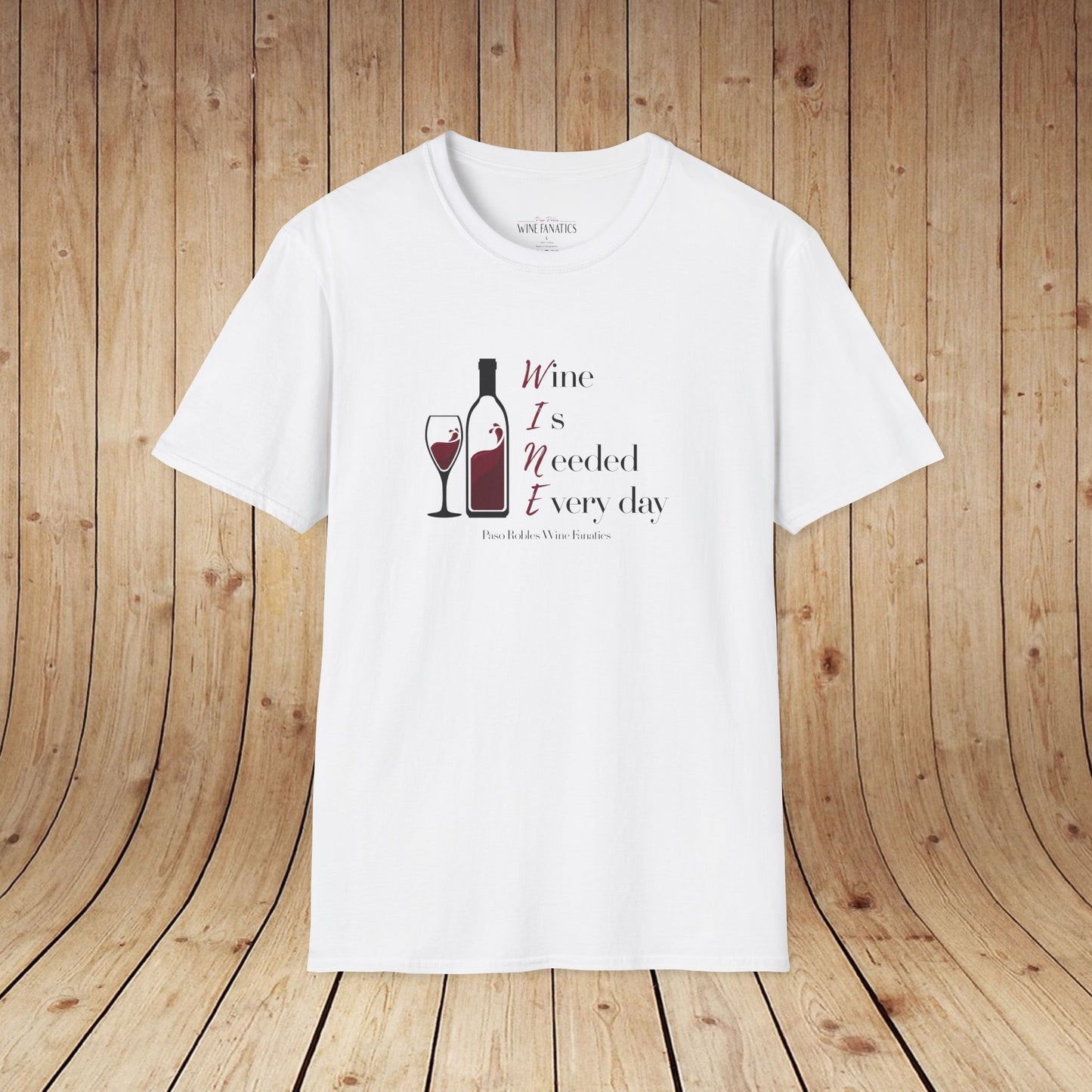 WINE Is Needed Everyday Unisex Softstyle T-Shirt