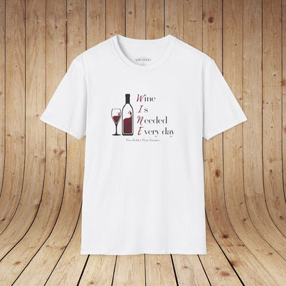 WINE Is Needed Everyday Unisex Softstyle T-Shirt