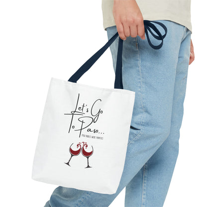 Paso Robles Wine Fanatics Tote Bag -   Logo Design