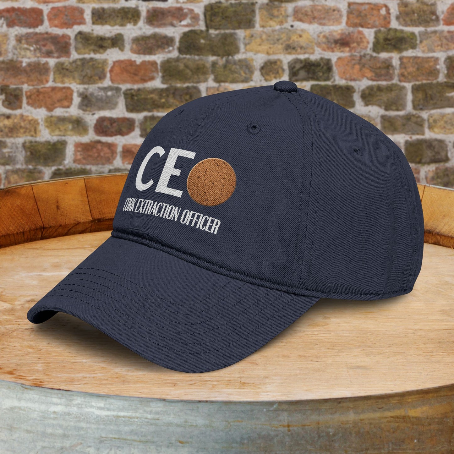 Cork Extraction Officer (CEO) Washed Baseball Cap