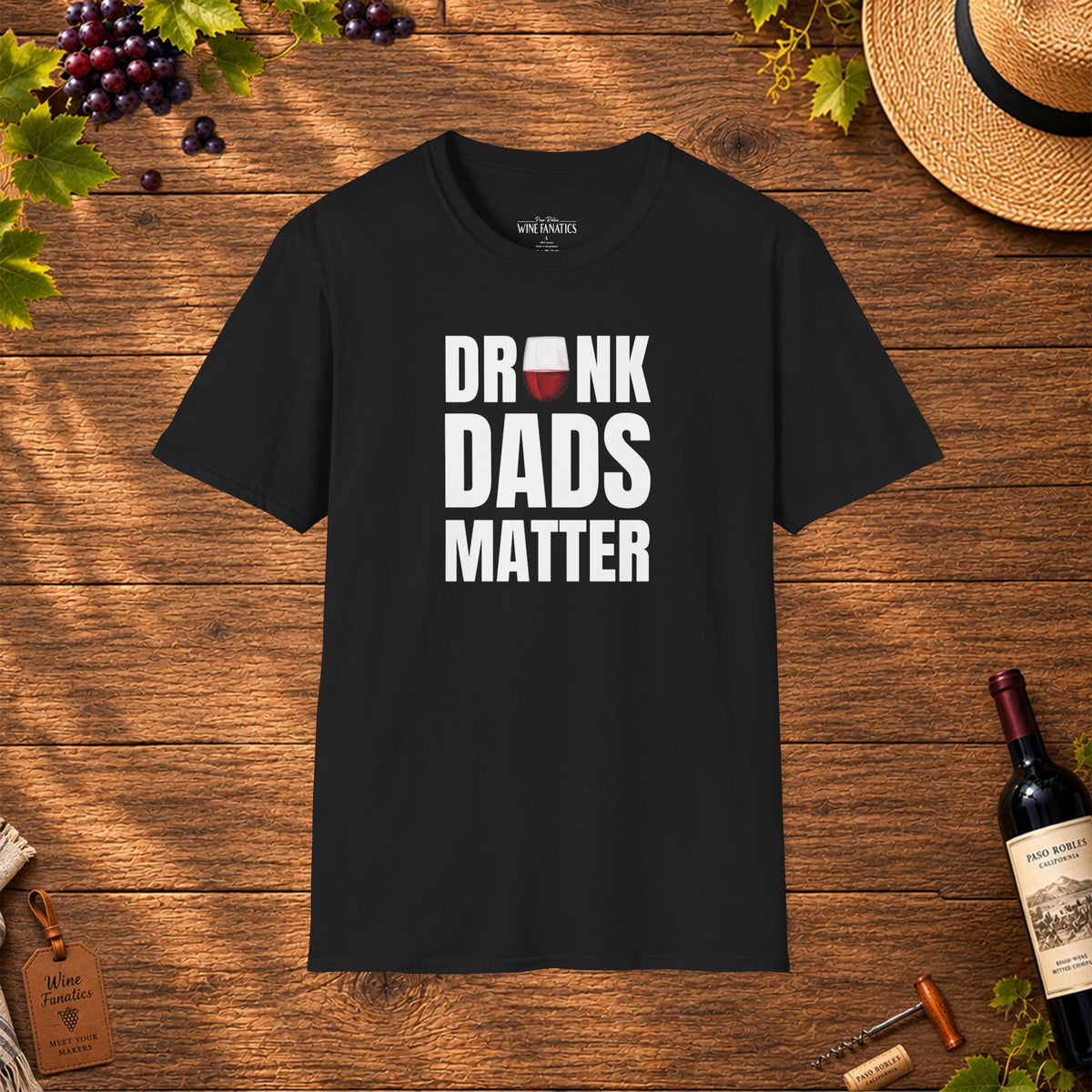 Drunk Dads Matter Crew Neck T-Shirt