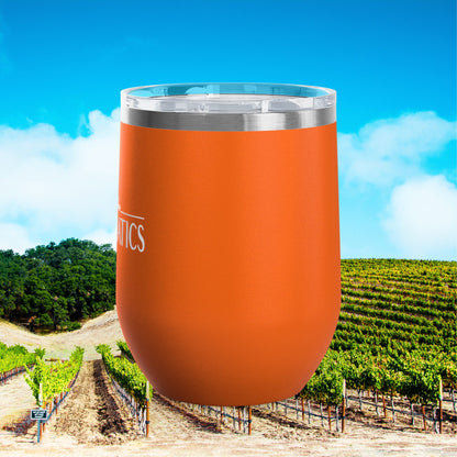Paso Robles Wine Fanatics Logo 12oz Wine Tumbler