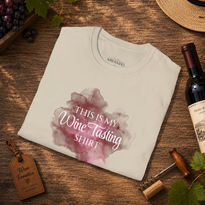 This Is My Wine Tasting Shirt (stain) Crewneck T-Shirt
