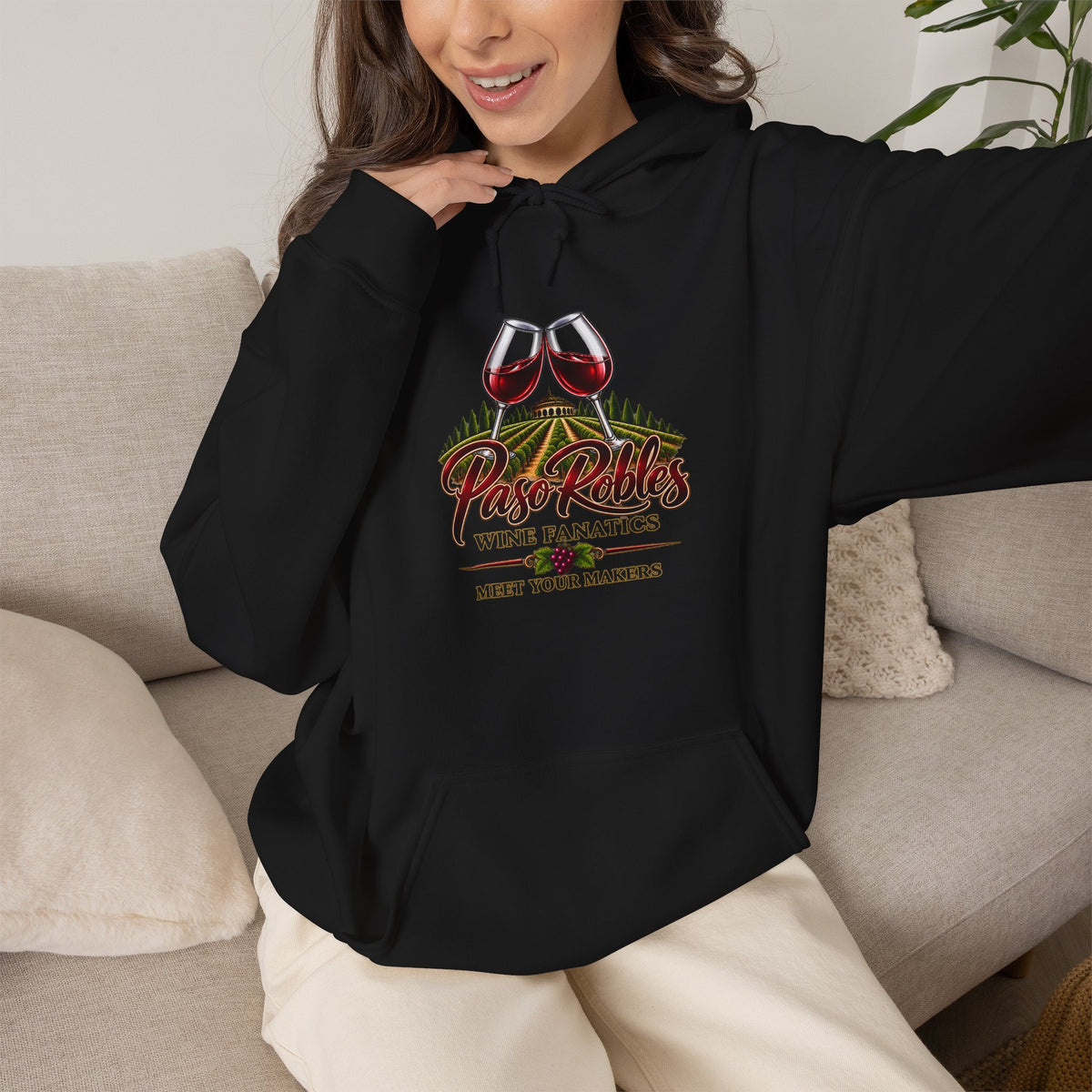 A Toast To Paso Robles Wine Fanatics Hoodie