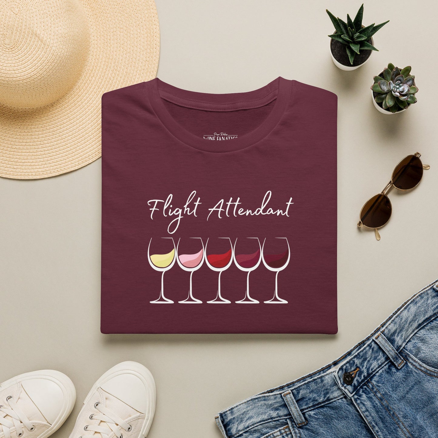 Flight Attendant Crewneck Tee
