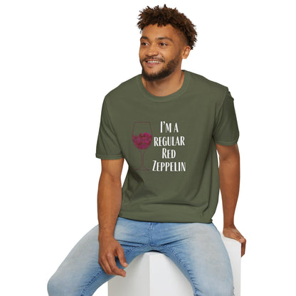I'm A Regular Red Zeppelin Unisex Softstyle T-Shirt