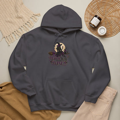 Witch Way To The Wine Hoodie