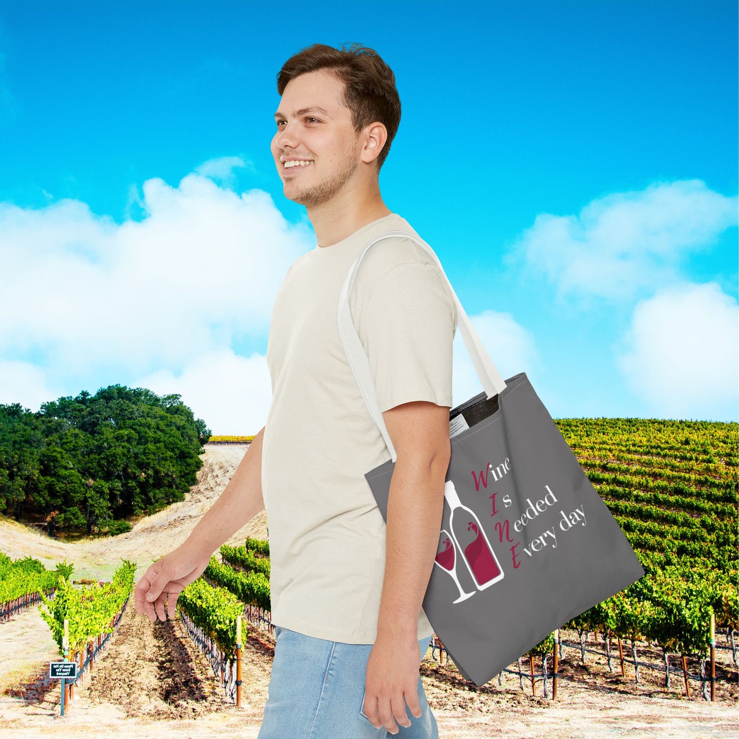 WINE Is Needed Everyday Tote Bag