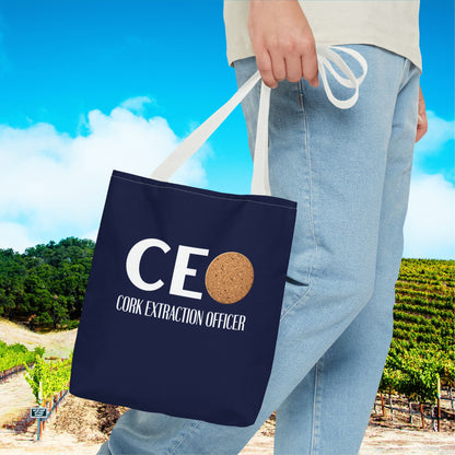 CEO - Cork Extraction Officer Personalized Tote Bag