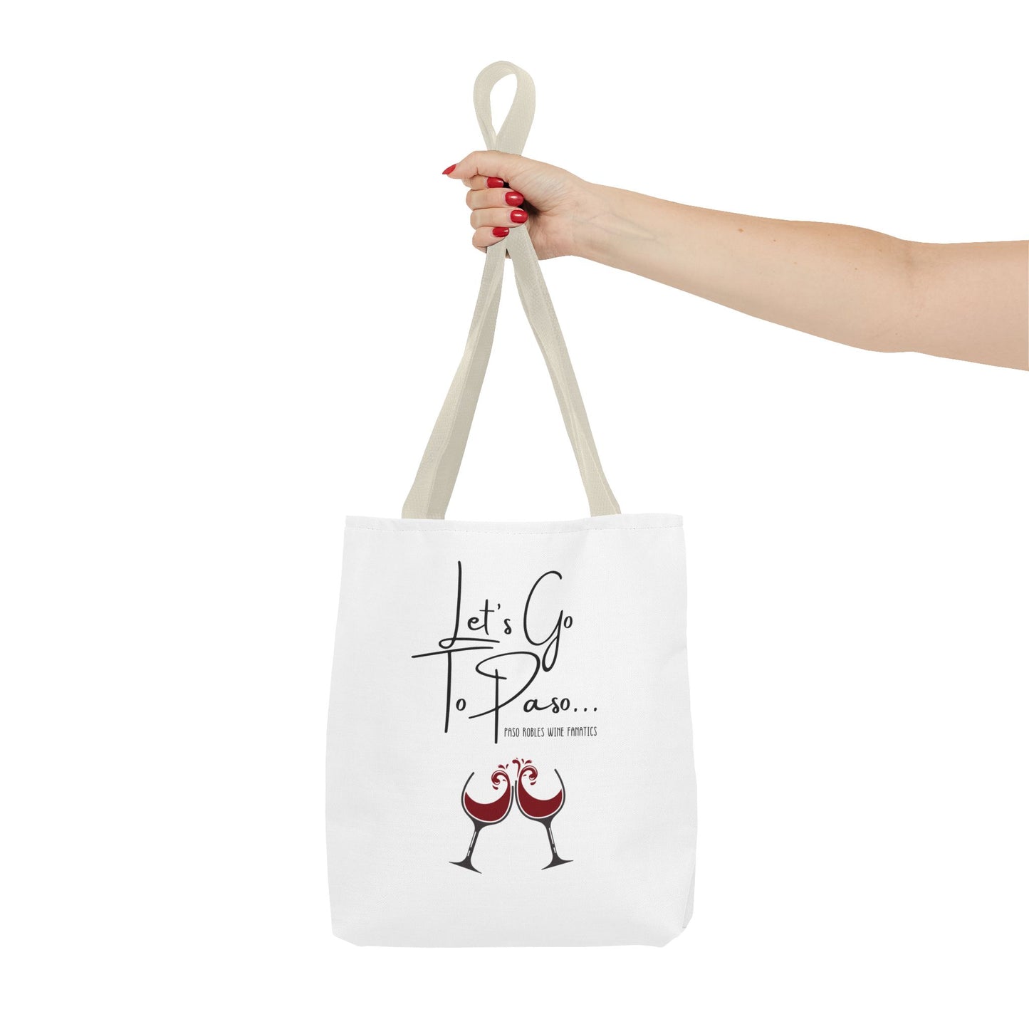 Paso Robles Wine Fanatics Tote Bag -   Logo Design