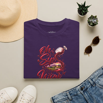 Oh Sip It's A Wine Trip Personalized Crewneck Tee