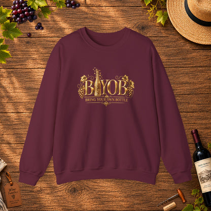 BYOB Bring Your Own Bottle Sweatshirt