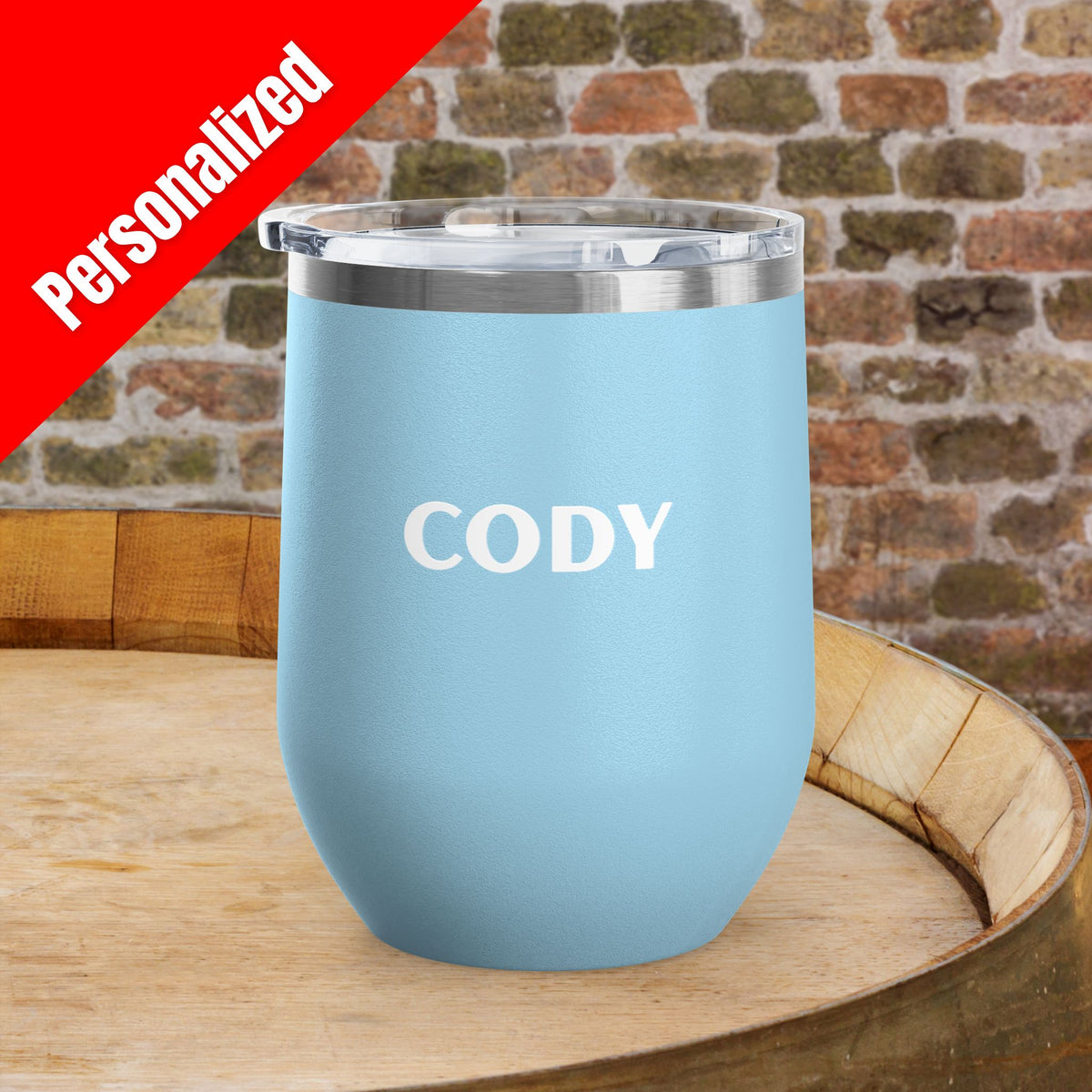 Wine Tasting Is My Favorite Sport Personalized 12oz Wine Tumbler