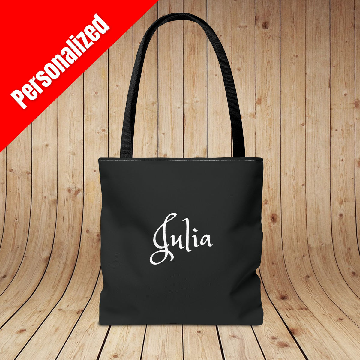 Peace Love Wine Personalized Tote Bag