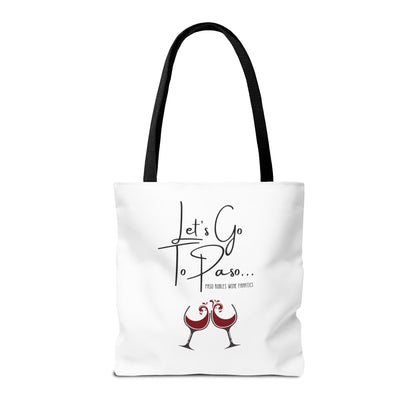 Paso Robles Wine Fanatics Tote Bag -   Logo Design