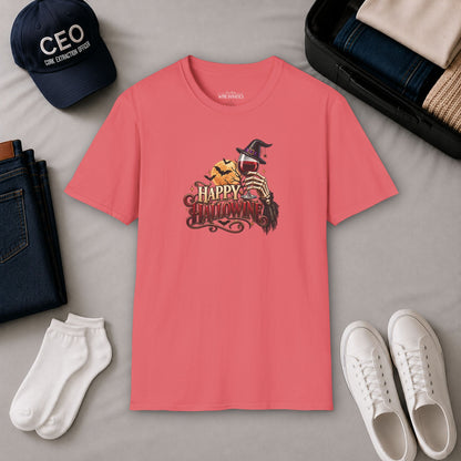 Let's Happy Hallowine Crewneck T-Shirt