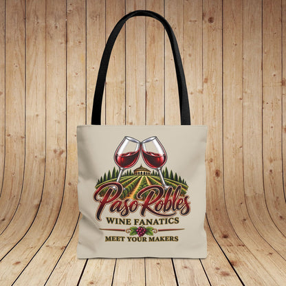 A Toast To Paso Robles Wine Fanatics Personalized Tote Bag