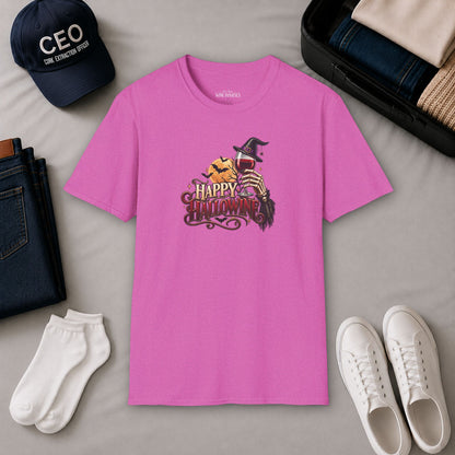 Let's Happy Hallowine Crewneck T-Shirt
