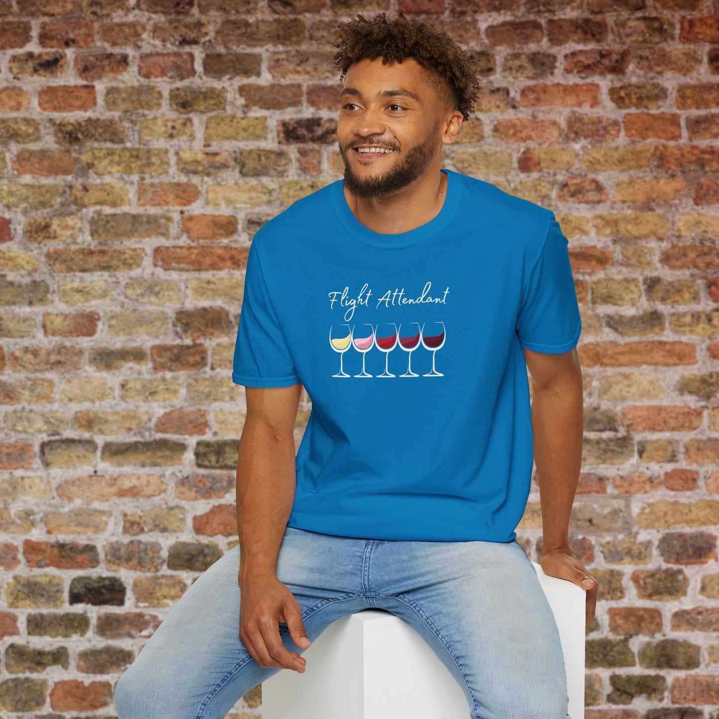 Flight Attendant Crewneck Tee