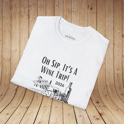 Oh Sip It's A Wine Trip Unisex Softstyle T-Shirt