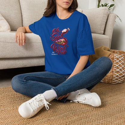 Oh Sip It's A Wine Trip Personalized Crewneck Tee