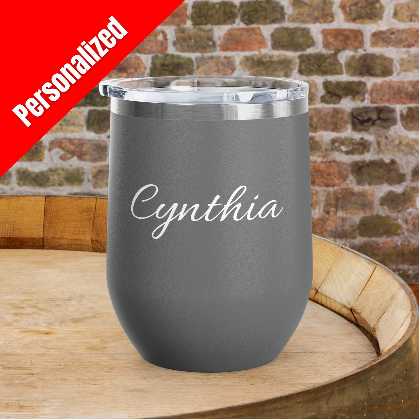 Drunk Wives Matter Personalized 12oz Wine Tumbler