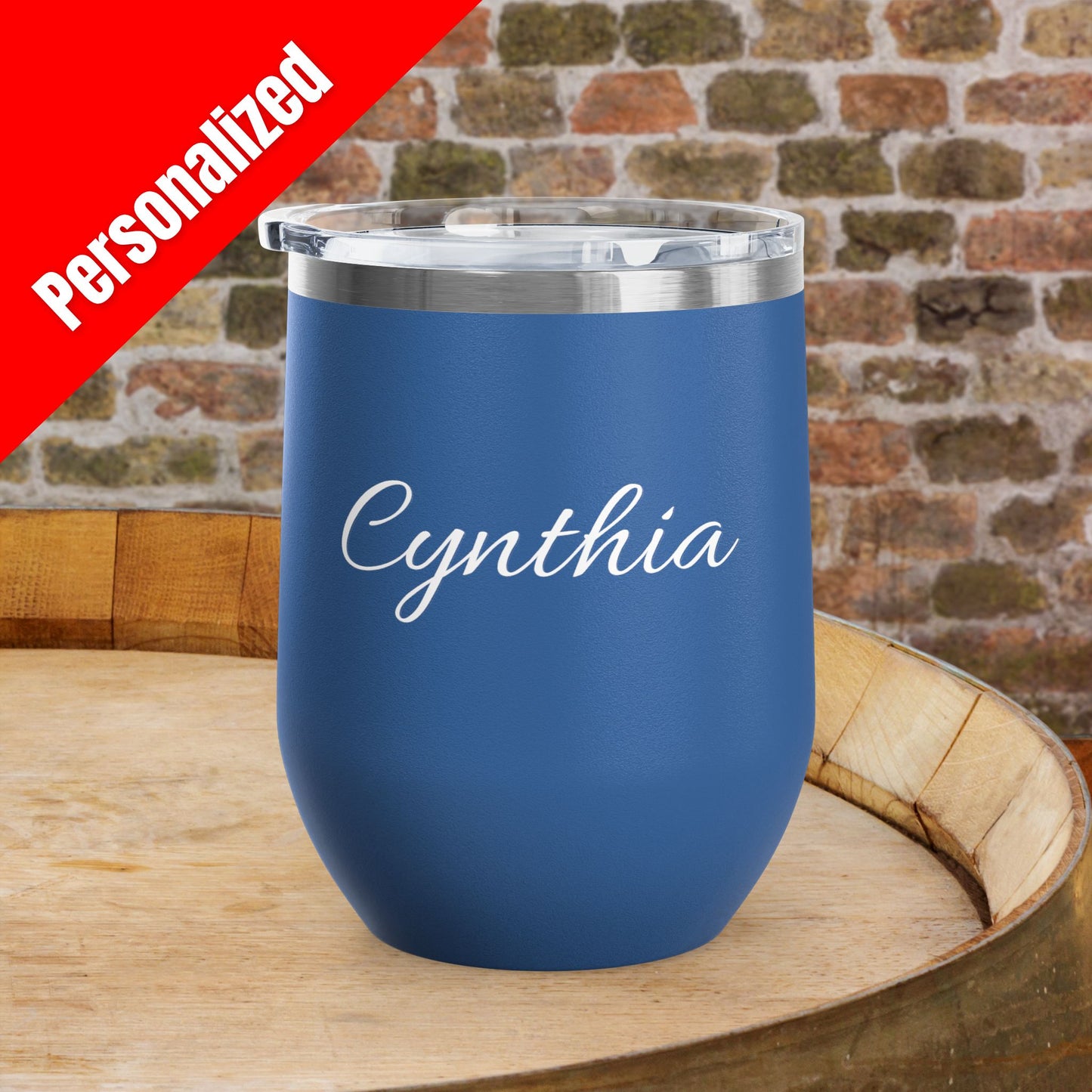 Drunk Wives Matter Personalized 12oz Wine Tumbler