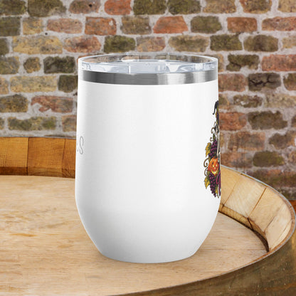 Trick Or Tannat 12oz Personalized Wine Tumbler