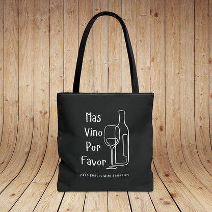 Mas Vino Por Favor Tote Bag