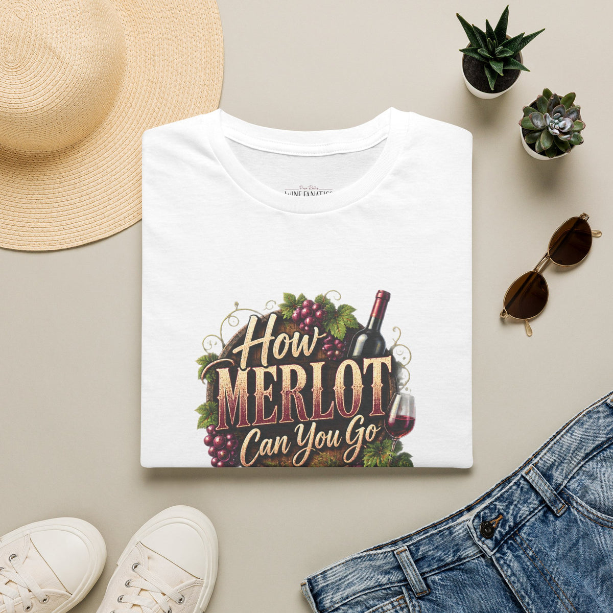 How Merlot Can You Go Crewneck T-Shirt