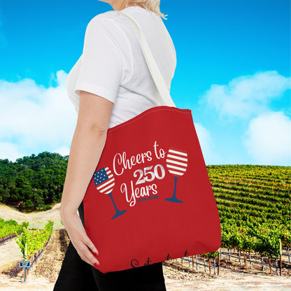 Cheers to 250 Years Independence Day Personalized Tote Bag