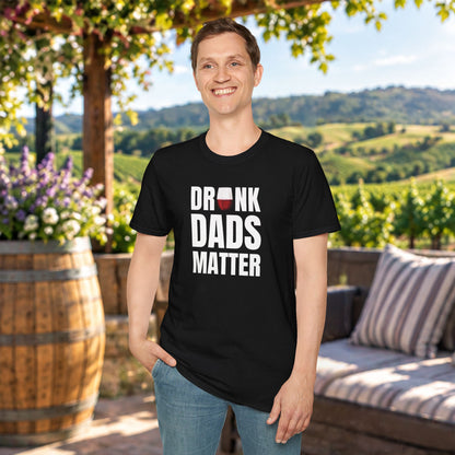 Drunk Dads Matter Crew Neck T-Shirt