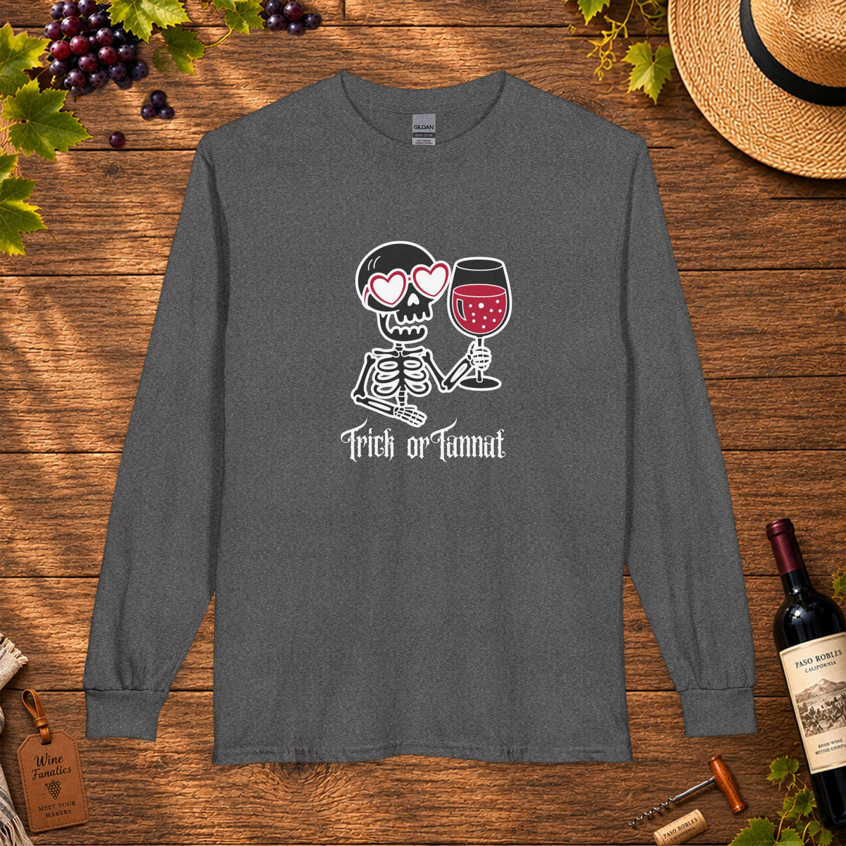 Trick or Tannat Long Sleeve T-Shirt