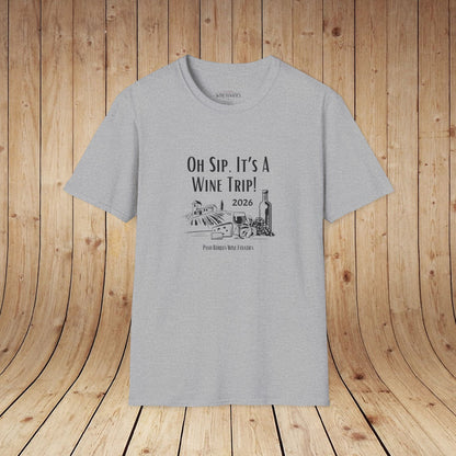Oh Sip It's A Wine Trip Unisex Softstyle T-Shirt