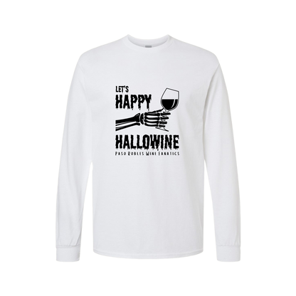 Let's Happy Hallowine Long Sleeve T-Shirt
