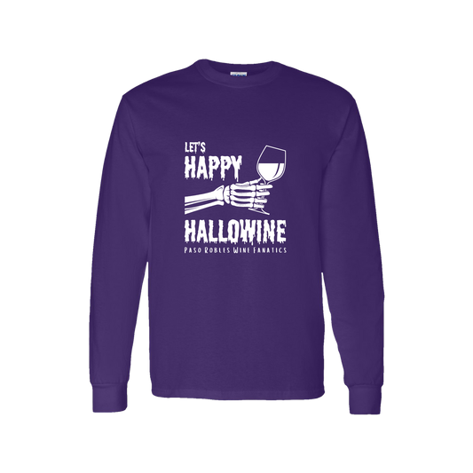 Let's Happy Hallowine Long Sleeve T-Shirt