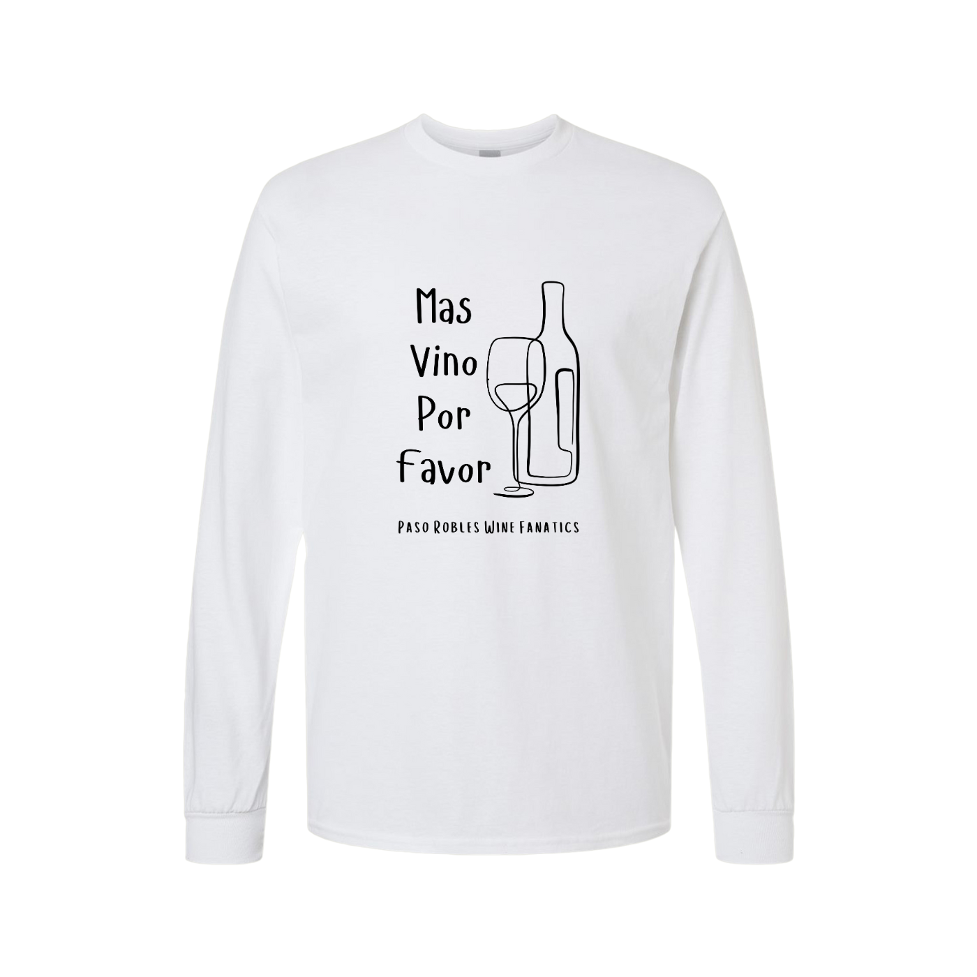 Mas Vino Por Favor Long Sleeve T-Shirt