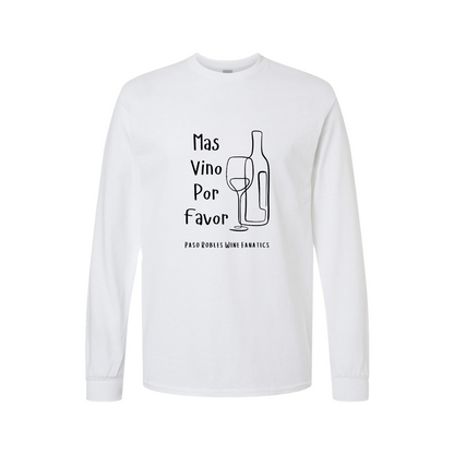 Mas Vino Por Favor Long Sleeve T-Shirt