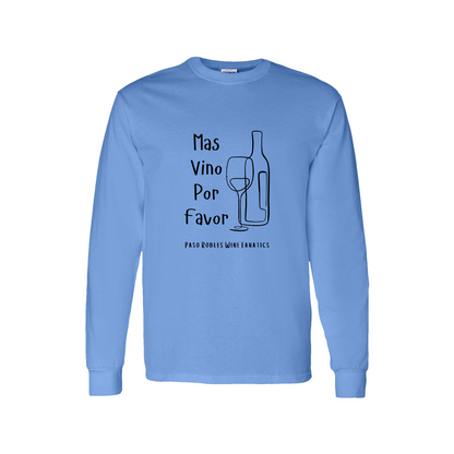 Mas Vino Por Favor Long Sleeve T-Shirt